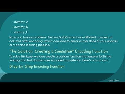 How to OneHot Encode Data from Multiple Files in Python with Pandas