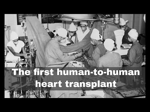 3rd December 1967: The first human to human heart transplant