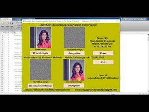 AES Based Secret Key Image Encryption Decryption | AES Based Image Encryption Using Matlab Project