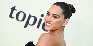 Adria Arjona's Backless, Sculptural LBD Plunges All the Way Down to Her Butt