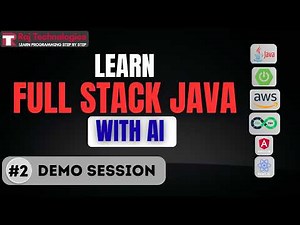 Full Stack JAVA Demo Class - 2 | Become a Full Stack JAVA Developer with AI in 5 Months