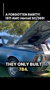 2.3K views · 1K reactions | A Forgotten Rarity! The 1971 AMC Hornet SC/360! With only 784 made this puts the SC360 easily into the RARE Car category! Check out Episode 132 of Cars, Shops & Coll Collections for a full breakdown of this AMC Classic! Mark Ogulnick is the owner of this 1971 AMC Hornet SC/360 and gives us a detailed history of his car which was featured in Hemmings Muscle Machine. #amc #amchornet #amchornet360 #rarecar #musclecar #hemmings #carshow | JC Fernandez | Facebook