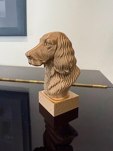 Buste de chien Setter – effet métallisé - Etsy France
