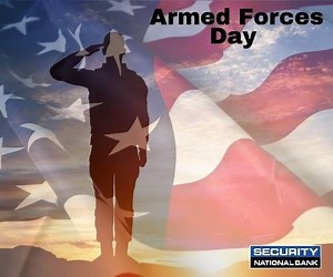 Today and every day, we honor the men and women of all military branches who fight for our freedom. Thank you for your service. | Security National Bank