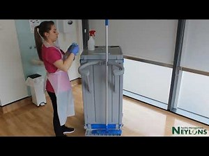How to clean and set up your cleaning trolley