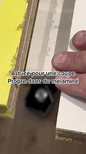 133K views · 478 reactions | Faire une decoupe net et precise dans du bois ou melamine #coupe #bois #melamine #scieplongeante | Rylee Reed | Facebook