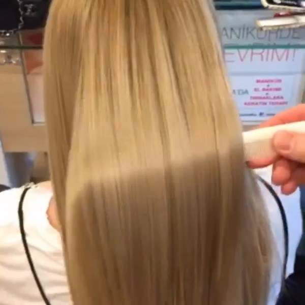 Healthy Long Blonde Hair