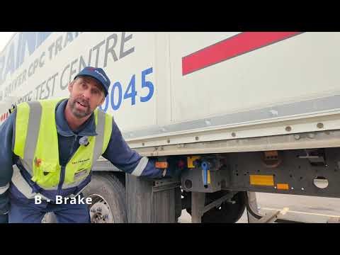 LGV Trainers - Uncoupling/Recoupling DVSA Test for Cat CE Articulated Vehicle