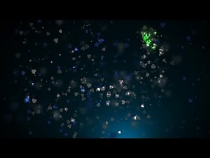 4k Free wedding Background - Hearts flying all over the place - wedding motion background