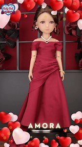 Amora(Limited Edition) Fall in love with Amora! ❤️A perfect doll for someone special (or yourself!). 😉Find the detail: rubyreddolls.com #Valentinesdaydoll #RubyRedFashionFriends #rubyreddolls | Ruby Red Fashion Friends - Global