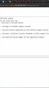 💯💥 What you need to be able to raise a ticket on Fortinet Support portal #fortinet #shorts #fortinet