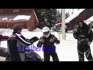 Snowmobile Freestyle Jump and Backflip,Winter X-Games 12