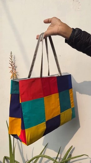 Save As on Instagram: "Dive into the vibrant world of our patchwork bags ✨. Each piece, a testament to our commitment to sustainability and craftsmanship, showcases the unique beauty of repurposed materials. Embrace style that speaks to the heart of our ethos. #PatchworkBeauty #SustainableChic "