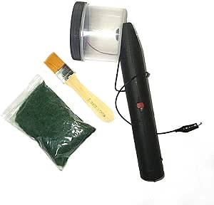 Flocking Kit Static Grass Applicator Mini Flocking Machine with Antislip Handle for DIY Scenic Modelling Sand Table