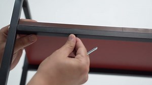 Adjustable Computer Desktop Bookshelf 2 Tier Open Shelf Bookcase with Grid Plate & Hook Multipurpose Display Rack Tabletop Storage Organizer Shelf for Home Dorm Office Classroom Black