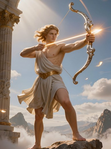 Apollo · Greek God of Archery & Sunlight 🏹 #apollo #greekmythology #greekgods #ancientgreece #olympus #livewallpaper