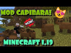 🔥¡Mod De Capibaras! Minecraft Pe 1.19 Descarga e Instalación🔥