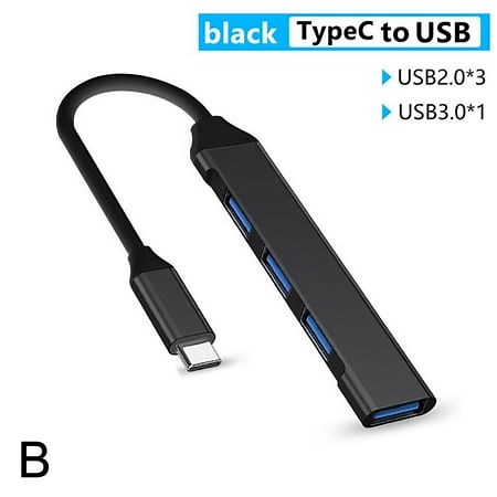 USB-C Type C to USB 3.0 4 Port Hub Splitter For PC Phone iPad HOT F3G1 - Walmart.ca