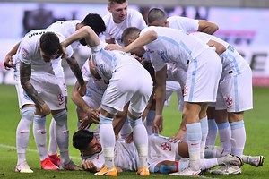 Sergiu Buș a spart în sfârșit gheața! Cum a marcat atacantul venit de la Gaz Metan primul gol pentru FCSB | VIDEO