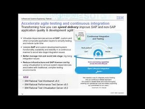 Accelerate agile testing and continuous integration