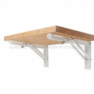 [Hot Item] 90 Degree Adjustable Triangle Fold Down Wall Mounting Shelf Brackets
