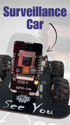 Turn your ESP32-CAM into a real-time surveillance car! 🚗📷 With live video streaming over Wi-Fi, control it remotely and explore your surroundings like never before. Perfect weekend DIY project! 🔧🔥 🔗 Check it out: https://circuitdigest.com/microcontroller-projects/esp32-cam-surveillance-car | Circuit Digest