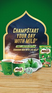 533 reactions · 23 shares | Ramadan Mubarak! Simulan ang araw na may energy at tatag sa tulong ni MILO, with proper diet and healthy lifestyle. Get a free limited edition Ramadan cup when you purchase a 1kg pack of MILO®. Promo Duration: February 1, 2025 to April 30, 2025 Per DOH-FDA-CFRR Permit No. 1499 s. 2024 ASC Ref. No. N0176P022525M | MILO® Philippines | Facebook