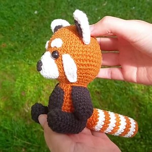 Patron au crochet amigurumi panda roux - Etsy France