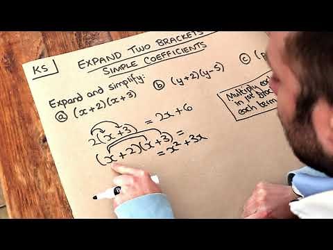 Key Skill - Expanding two brackets with simple coefficients.