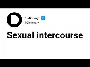 Sexual intercourse Meaning In English