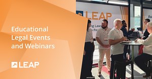 Educational Legal Events and CPD Webinars | LEAP Legal Software