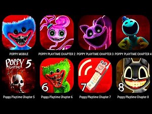 Poppy Playtime: Chapter 1, 2, 3, 4, 5, 6, 7 & 8 Mobile Full Gameplay Walkthrough & Ending !