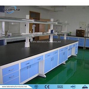 [Hot Item] Chemical Resistant Laboratory Furniture with Full Cabinet Processed by German Facility