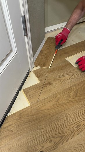 LVP flooring installation #construction #kitchen #diy #bathroom | flooring installation