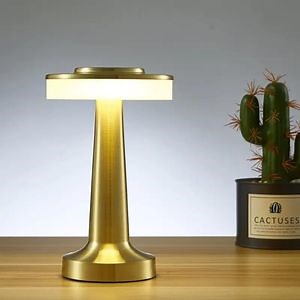 [Hot Item] Luxury Home Decor Portable LED Table Lamp with Touch Sensor Rechargeable Cordless LED Lamp