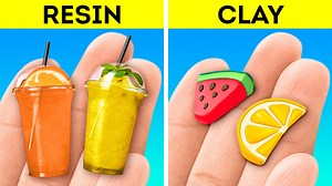 399K views · 4.4K reactions | Epoxy resin vs. polymer clay | cute polymer clay and epoxy resin mini crafts you can make: | Smart is the New Sexy | Facebook
