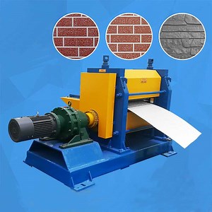 [Hot Item] Floor Wall Wood Grain Plate Embossing Knurling Machine Puncture Hole Machine