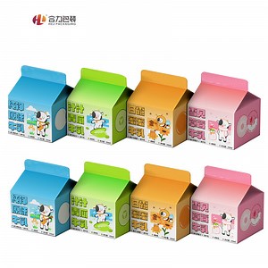 [Hot Item] Hot Sale Packaging Milk Beverage Gable Top Cartons Gable Top Box