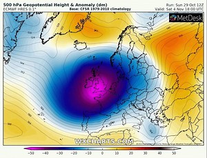 A wild, wild week ahead for Europe. Two monster lows will blast into Western Europe, with windstorms for the UK and France. Huge moisture influx will flood the Alpine region once again, including Italy, Austria, and Slovenia, which were badly hit in recent weeks. Video by wxcharts.com | SWE severe-weather.eu