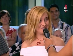 Spanish TV show Vitamina N - Strip game with nude girl and boy