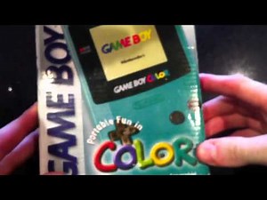 Gameboy color unboxing
