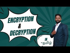 Encryption and Decryption Explained in Tamil | Data Security Basics in Tamil |