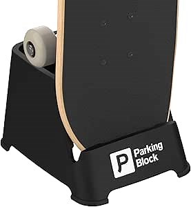 Parking Block Skateboard Holder | A Must-Have Skateboard Accessory | Gifts for Skateboarders | Display Mount & Stakeboard Storage Solution