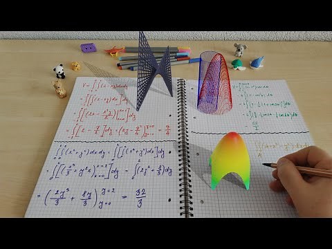 Double integral is easy. Application to volume, mass and fluid flow.
