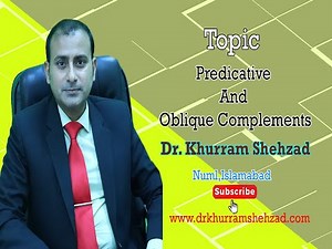 Exploring Predicative and Oblique Complements in English Syntax