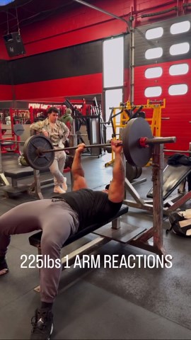 Gage_the_Guggernaut on Instagram: "NASTY WORK THE WORK NASTY !!! 225LBS 1 ARM ALWAYS GET BEST REACTIONS! #bench #benchpress #chest #chestworkout #weights #fyp #chestday #bodybuilding #bodybuilder #motivation #bodybuildingmotivation #strong #strength #train #trainhard #beast #beastmode #gym #gymmotivation #gymrat #gymlifestyle #gymaddict #viralvideos #viral #viralreels #reels #explore #explorepage"