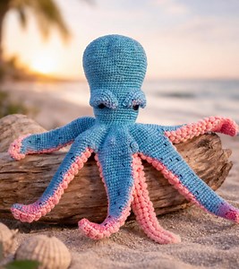 No Sew Crochet Octopus Pattern, Easy Amigurumi Stuffed Animal (PDF Pattern) - Etsy Canada