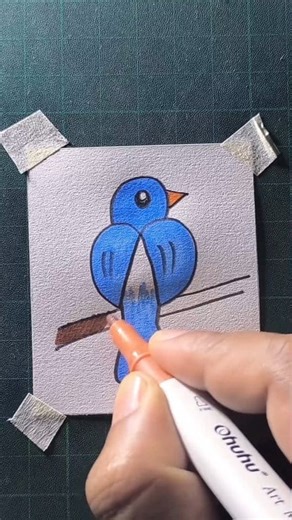 36K views · 208 reactions | Easy bird drawing | All About Art | Facebook