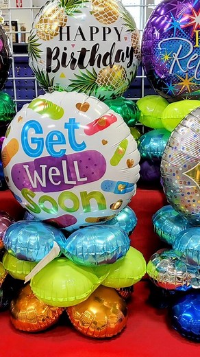 In a rush? Get ready to party and grab a pre-made balloon centerpiece for $13.99! #balloon #party | Party Stuff | Facebook