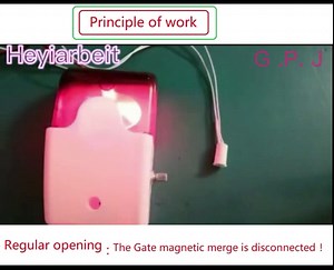 Heyiarbeit NC Recessed Door Sensor Wired Security Window Contact Alarm Magnetic Reed Switch for Home Security RC-33(Brown)